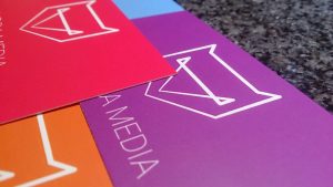 Hydra Media Business Cards In Various Colours