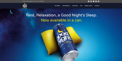 Good Night Drink Website Screenshot