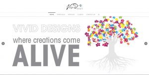Vivid Designs website screenshot